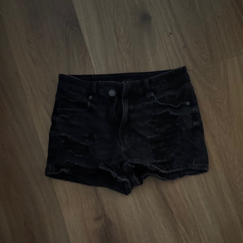 American Eagle Outfitters Black Jean Shorts